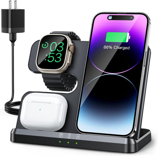 Wireless Charging Station 3 in 1